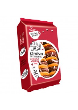 Печенье Kremowki шоколадно-вишневый крем, 330 г